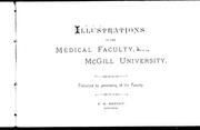 Illustrations of the MedicaL Faculty, McGill University