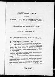 Cover of: Commercial union between Canada and the United States | 
