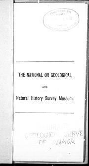 Cover of: The National or Geological and Natural History Survey Museum | 