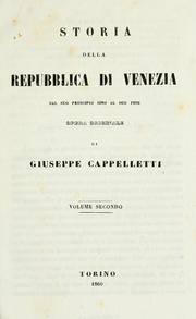 Cover of: Storia della Repubblica di Venezia dal suo principio sino al suo fine: opera originale