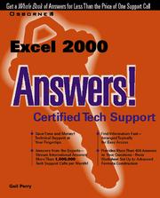 Cover of: Excel 2000 answers!