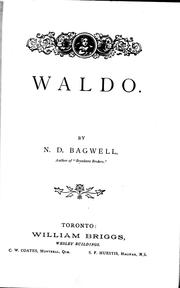 Cover of: Waldo by N. D. Bagwell