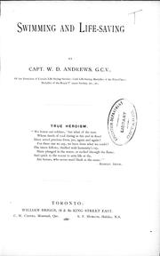 Swimming and life-saving by W. D. Andrews