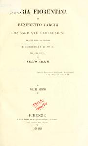 Cover of: Storia Fiorentina by Benedetto Varchi