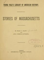 Cover of: Stories of Massachusetts. by Mara L. Pratt-Chadwick