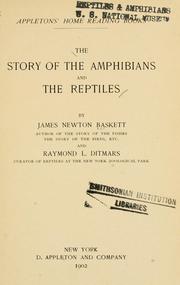 Cover of: story of the amphibians and the reptiles