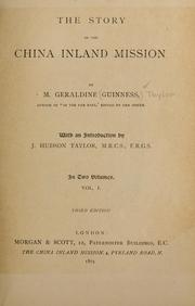 Cover of: The story of the China Inland Mission