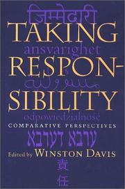 Cover of: Taking Responsibility: Comparative Perspectives (Studies in Religion and Culture)
