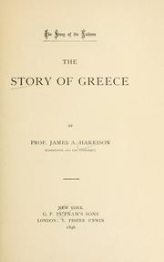 Cover of: story of Greece