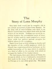 Cover of: The story of Lena Murphy, the white slave ; The lost sisterhood by Samuel Paynter Wilson