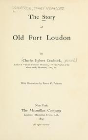 Cover of: story of old Fort Loudon