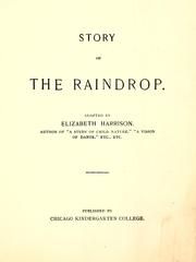 Cover of: Story of the raindrop