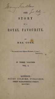 Cover of: story of a royal favourite