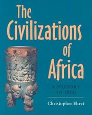 Cover of: The civilizations of Africa: a history to 1800
