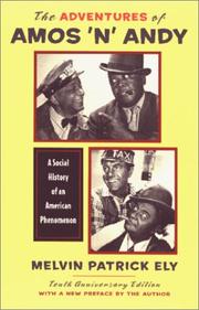 Cover of: The Adventures of Amos and Andy: A Social History of an American Phenomenon