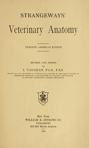 Cover of: Strangeways' Veterinary anatomy by Thomas Strangeways