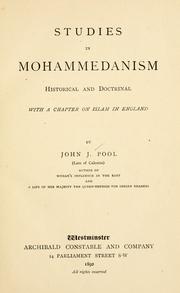 Cover of: Studies in Mohammedanism: historical and doctrinal, with a chapter on Islam in England