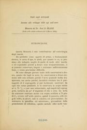 Cover of: Studi sugli artropodi by Battista Grassi