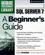 Cover of: SQL Server 7 | Dusan Petkovic