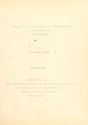 Cover of: A study of the vapor pressure of aqueous solutions of cane sugar at twenty degrees... by Hugh Klemme Parker