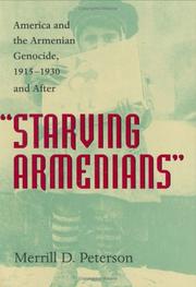 Cover of: "Starving Armenians" by Merrill D. Peterson