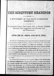 Cover of: The scripture readings by 