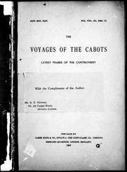 Cover of: The voyages of the Cabots: latest phases of the controversy