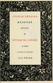 Cover of: Svítání na západ by Otokar Březina