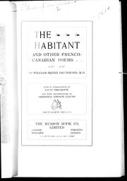 Cover of: The habitant | 