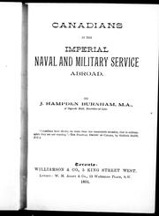 Cover of: Canadians in the Imperial Naval and military service abroad