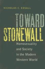 Cover of: Toward Stonewall by Nicholas C. Edsall
