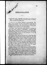 Cover of: L' Anglicisme, voilà l'ennemi : causerie faite au Cercle catholique de Québec, le 17 décembre 1879 par J.P. Tardivel, rédacteur du Canadien, imprimerie du Canadien, 1880 by T. A. Chandonnet