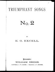 Cover of: Triumphant songs, no. 2 by by E.O. Excell.