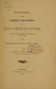 Cover of: Synopsis of the families and genera of North American Diptera by Samuel Wendell Williston