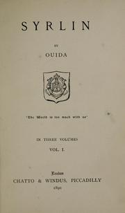 Cover of: Syrlin by Ouida