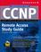 Cover of: CCNP remote access study guide