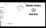 Cover of: Maritime provinces road book by J. M. Barnes