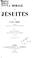 Cover of: La morale des jésuites