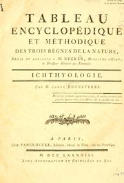 Cover of: Tableau encyclopédique et méthodique des trois regnes de la nature.
