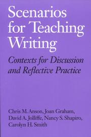 Cover of: Scenarios for Teaching Writing by Joan Graham, David A. Jolliffe, Nancy S. Shapiro
