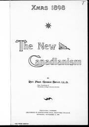 Cover of: The new Canadianism