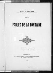 Cover of: Les fables de La Fontaine