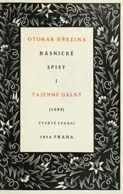 Cover of: Tajemné dálky by Otokar Březina