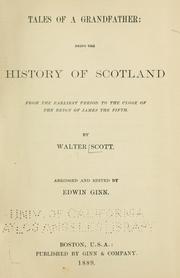 Cover of: The tales of a grandfather by Sir Walter Scott