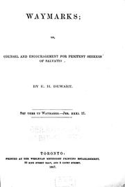 Cover of: Waymarks, or, Counsel and encouragement for penitent seekers of salvatio[n]