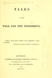 Cover of: Tales of the wild and the wonderful.