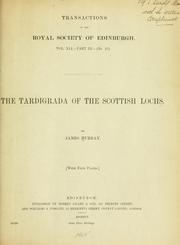 The Tardigrada of the Scottish lochs by James Murray