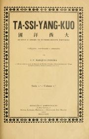 Cover of: Ta-ssi-yang-kuo by 