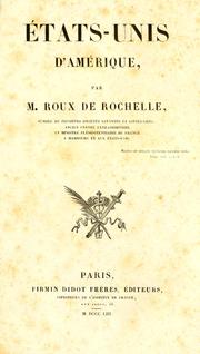 Cover of: États-Unis d'Amérique