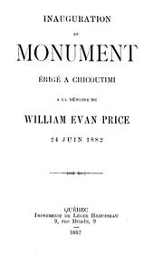 Inauguration du monument érigé à Chicoutimi à la mémoire de William Evan Price, 24 juin 1882
